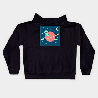 Life on Saturn Kids Hoodie